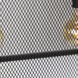 Przemysłowa lampa wisząca czarna 118 cm 4-punktowa - Cage Mesh Oswietlenie wewnetrzne