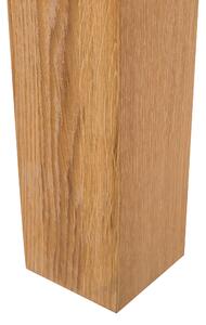 Rustykalny stół do jadalni prostokątny 150 x 85 cm jasne drewno dębowe Natura Beliani