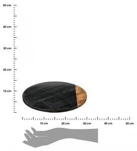 Deska obrotowa 30 cm Black Marble
