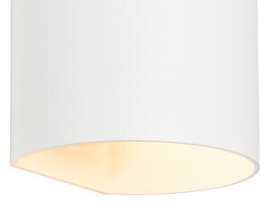 Nowoczesny Kinkiet / Lampa scienna biały - Sabbio Oswietlenie wewnetrzne