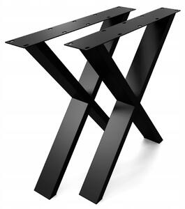 Nogi stołu, metalowe do biurka - loft - industrial X –2szt