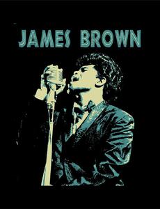 Oprawiony Obraz James Brown - Sing