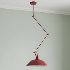 Lampa wisząca designerska Melos ALDEX, możliwość ściemniania, czerwony, salon / jadalnia, metal, skandynawski