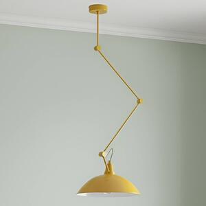 Lampa wisząca designerska Melos ALDEX, możliwość ściemniania, żółty / pomarańczowy, salon / jadalnia, metal, skandynawski