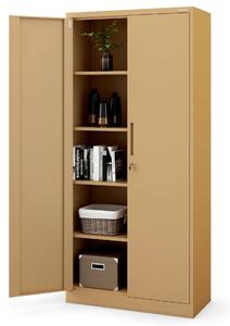 Szafa biurowa Fresh Style Jan H 90x40x195 cm beżowa