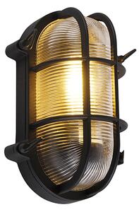 Zewnetrzna Kinkiet/ Plafon / Lampy sufitowe owalny czarny IP44 - Noutica Oswietlenie zewnetrzne