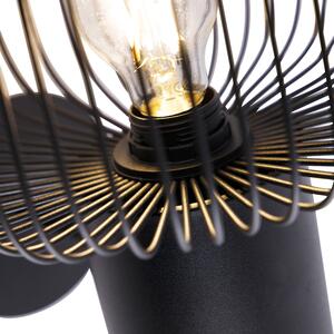 Designerska lampa ścienna czarna - Baya Oswietlenie wewnetrzne