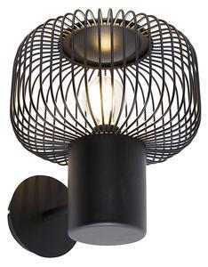 Designerska lampa ścienna czarna - Baya Oswietlenie wewnetrzne