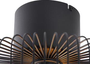 Designerska lampa sufitowa czarna - Baya Oswietlenie wewnetrzne
