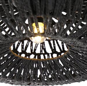 Lampa sufitowa Retro czarna 50 cm - Lina Oswietlenie wewnetrzne