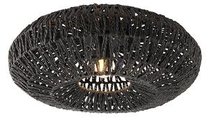 Retro Plafon / Lampy sufitowe czarny 50cm - Lina Oswietlenie wewnetrzne