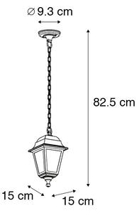 Zewnetrzna Klasyczna zewnętrzna lampa wisząca antyczne złoto IP44 - Capital Oswietlenie zewnetrzne