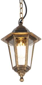 Zewnetrzna Zewnętrzna lampa wisząca antyczne złoto IP44 - New Haven Oswietlenie zewnetrzne