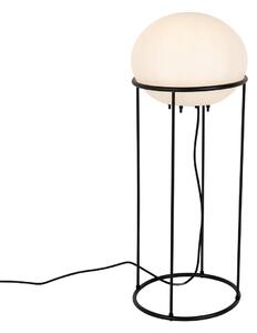 Zewnetrzna Designerska lampa podłogowa zewnętrzna czarna - Jannie Oswietlenie zewnetrzne