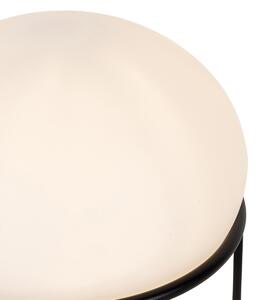 Zewnetrzna Designerska lampa stołowa zewnętrzna czarna - Jannie Oswietlenie zewnetrzne