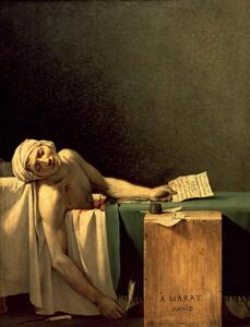 Reprodukcja The Death of Marat 1793, David, Jacques Louis