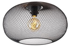 Nowoczesny Plafon / Lampy sufitowe czarny 45cm - Mesh Ball Oswietlenie wewnetrzne