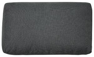 Sofa 7-osobowa półokrągła szara tapicerowana modułowa z otomaną Rotunde Beliani