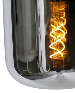 Designerska lampa wisząca czarna lustrzane szkło 3-źródła światła - Bliss Oswietlenie wewnetrzne