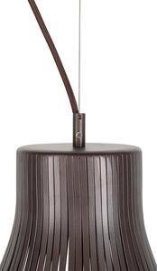 Nowoczesna lampa wisząca brązowa 60 cm - Sapphira Oswietlenie wewnetrzne