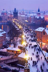 Fotografia Prague panorama with Charles Bridge, Henryk Sadura