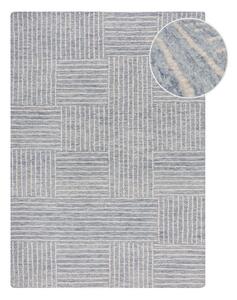 Jasnoniebieski wełniany dywan tkany ręcznie 80x150 cm Memphis Wool – Flair Rugs