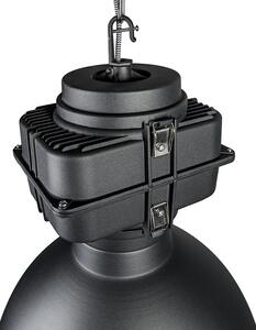 Inteligentna przemysłowa lampa wisząca czarna 53 cm z A60 Wifi - Sicko Oswietlenie wewnetrzne