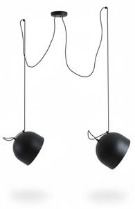 Lampa wisząca do salonu Amelie 2 czarna
