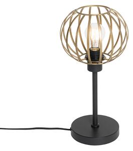 Designerska lampa stołowa mosiężna - Johanna Oswietlenie wewnetrzne
