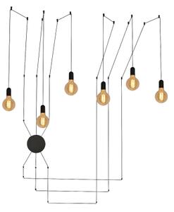 Lampa industrialna Edison Cable black 6