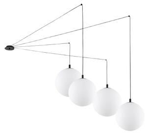 Lampa wisząca Paola z szklanymi kulami o średnicy 20cm