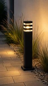 Stojąca lampa ogrodowa Teksas 80 czarna