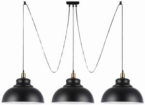 Lampa Pająk Club Black 3