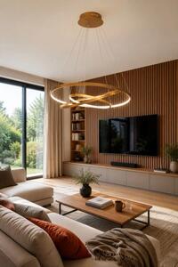 Lampa wisząca LED Rio Ring 3 złota