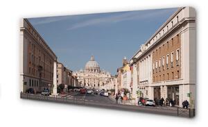Obraz na płótnie Rzym Katedra budynki ulice