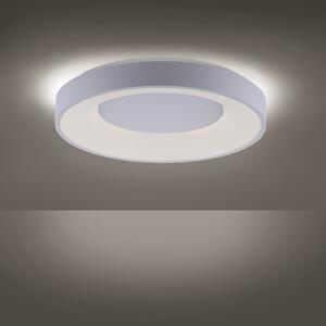 Nowoczesna lampa sufitowa biała z 3-stopniowym ściemnianiem LED - Steffie Oswietlenie wewnetrzne