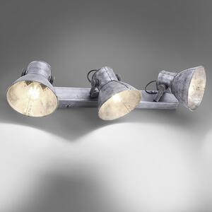 Przemysłowa lampa sufitowa stalowa 3-punktowa - Samia Oswietlenie wewnetrzne