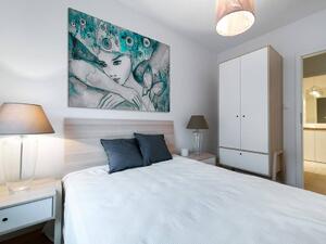 Morski urok - nowoczesny obraz do sypialni - 120x80 cm
