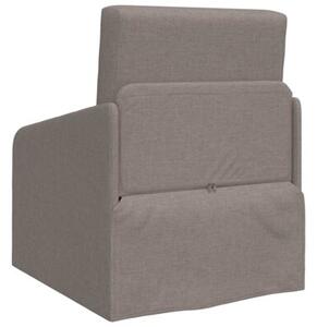 Sofa bed ciemnoszary 65 x 80 x 83 cm tkanina