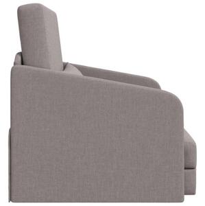 Sofa bed ciemnoszary 65 x 80 x 83 cm tkanina