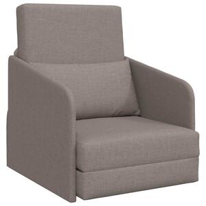 Sofa bed ciemnoszary 65 x 80 x 83 cm tkanina