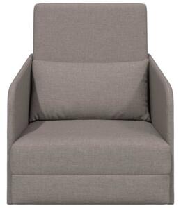 Sofa bed ciemnoszary 65 x 80 x 83 cm tkanina