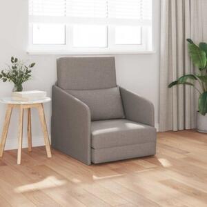Sofa bed ciemnoszary 65 x 80 x 83 cm tkanina