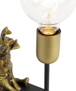 Lampa stołowa vintage mosiężna - Elefant Sidde Oswietlenie wewnetrzne