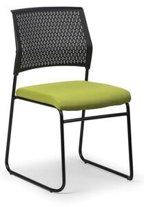 Krzesło konferencyjne MYSTIC, zielony