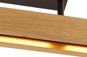 Wiejska lampa sufitowa drewniana z diodami LED - Holz Oswietlenie wewnetrzne