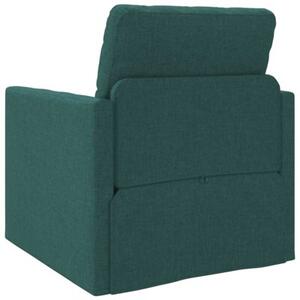 Sofa bed ciemna zieleÅ 74 x 77 x 81 cm tkanina