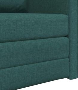 Sofa bed ciemna zieleÅ 74 x 77 x 81 cm tkanina