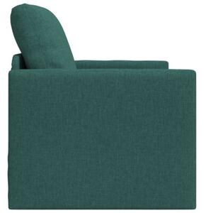 Sofa bed ciemna zieleÅ 74 x 77 x 81 cm tkanina