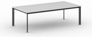Stół konferencyjny PRIMO INVITATION 2400 x 1200 x 740 mm, biały